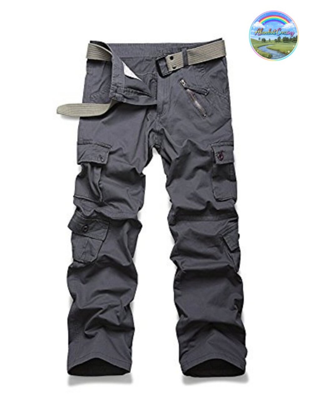 Women's Cotton Cargo Combat Work Pants 8 Pocket Straight Leg Casual
